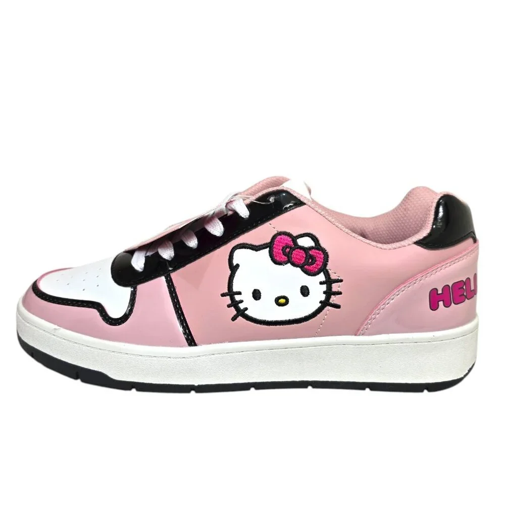 Hello Kitty Sanrio Casual Sport Court Sneakers Women's Size 10 Shoes Pink - Picture 2 of 12